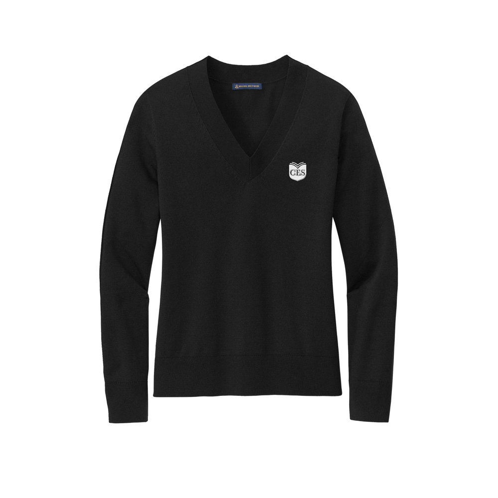 
                      
                        Women’s Cotton Stretch V-Neck Sweater
                      
                    