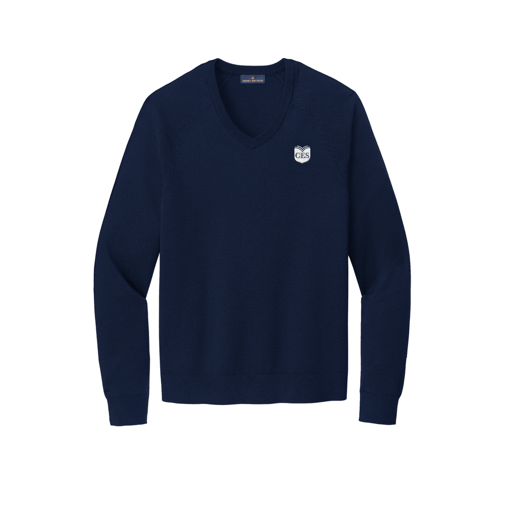 
                      
                        Cotton Stretch V-Neck Sweater
                      
                    