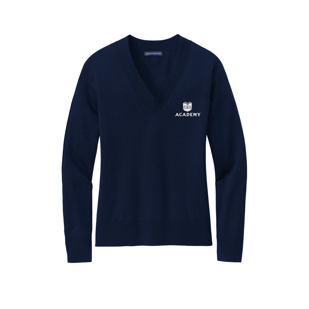 
                      
                        Women’s Cotton Stretch V-Neck Sweater
                      
                    