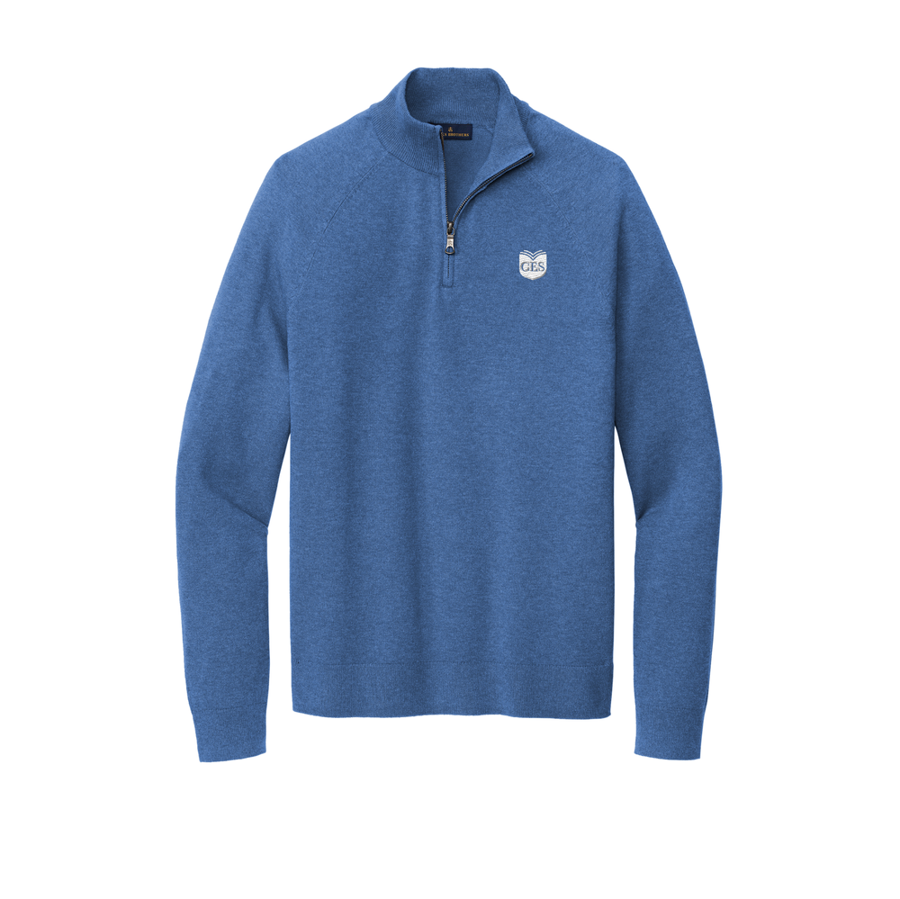 Cotton Stretch 1/4-Zip Sweater