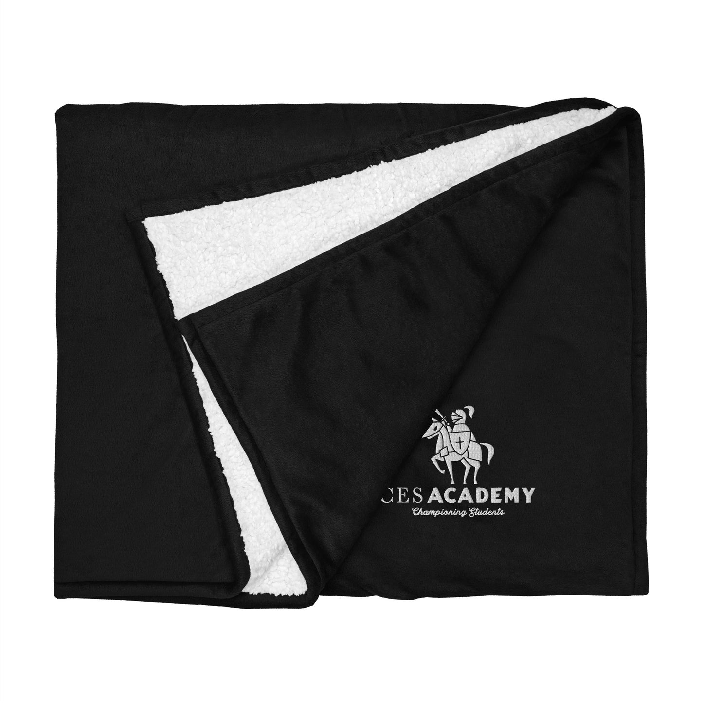 CES Academy Knights Premium Sherpa Blanket