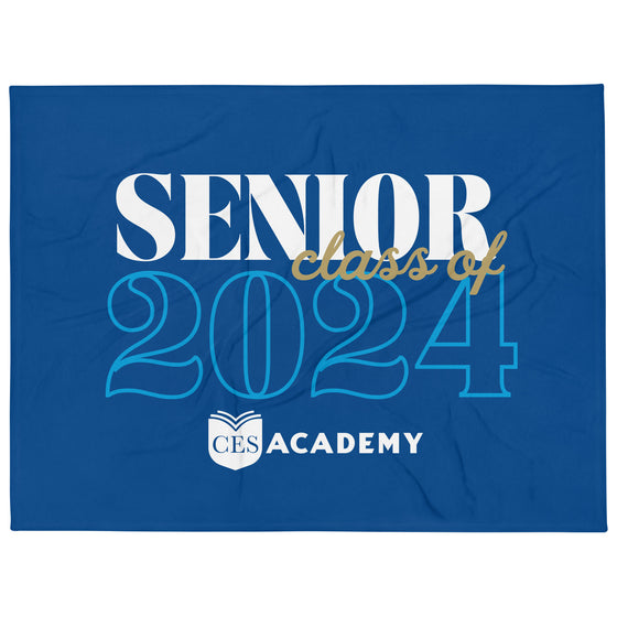 Senior Class of 2024 Throw Blanket